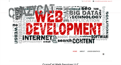 Desktop Screenshot of crazycatwebservices.com